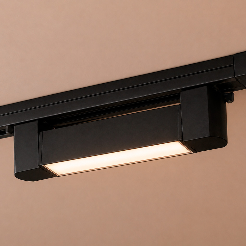 Spot Led Para Trilho Authentic Linea 10w 2700k Branco Quente 110v/220v Bivolt Preto Cod: 910040374 Deluxe By Avant