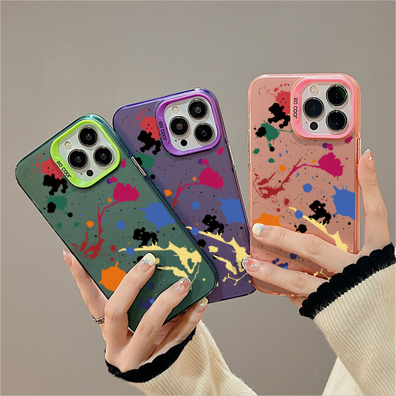 Capinha Anti-amarelamento Spray Art para Samsung galaxy A05/A06/A07/A14/A15/A16/A17/A24/A26/A35/A52/A53/A54/A55/A71/A72