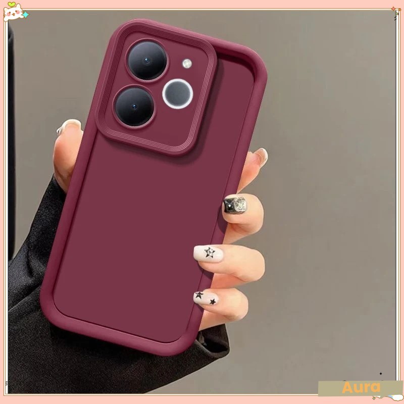 Detalhes do Para Realme Nota 70 Caso 70T De Telefone Narzo 80 Lite 4G Proteção Anti Queda Luxo Doces Fosco Capa Macia