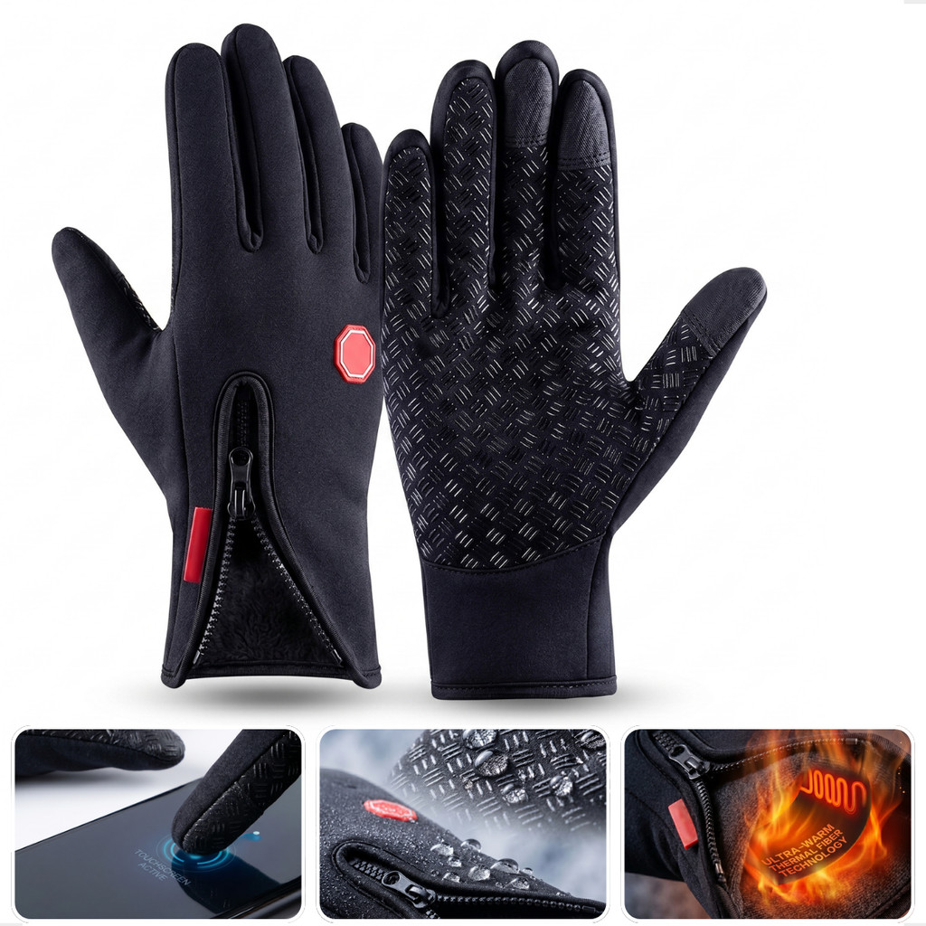 Luva Moto Bike Impermeavel Motoqueiro Termica Touch Ciclismo