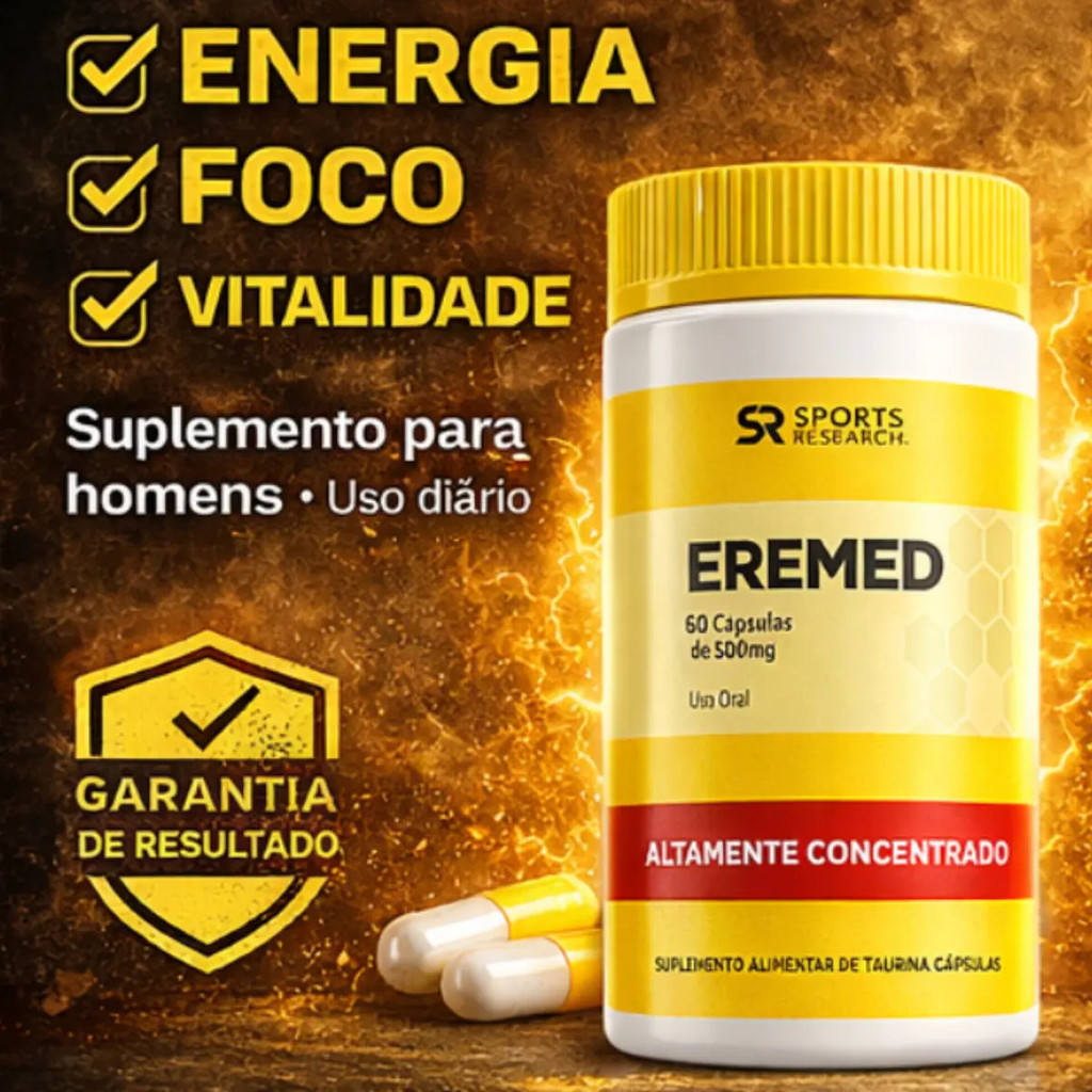 Kit 3 Eremed 180 Capsulas Formula Concentrada Frete Grátis