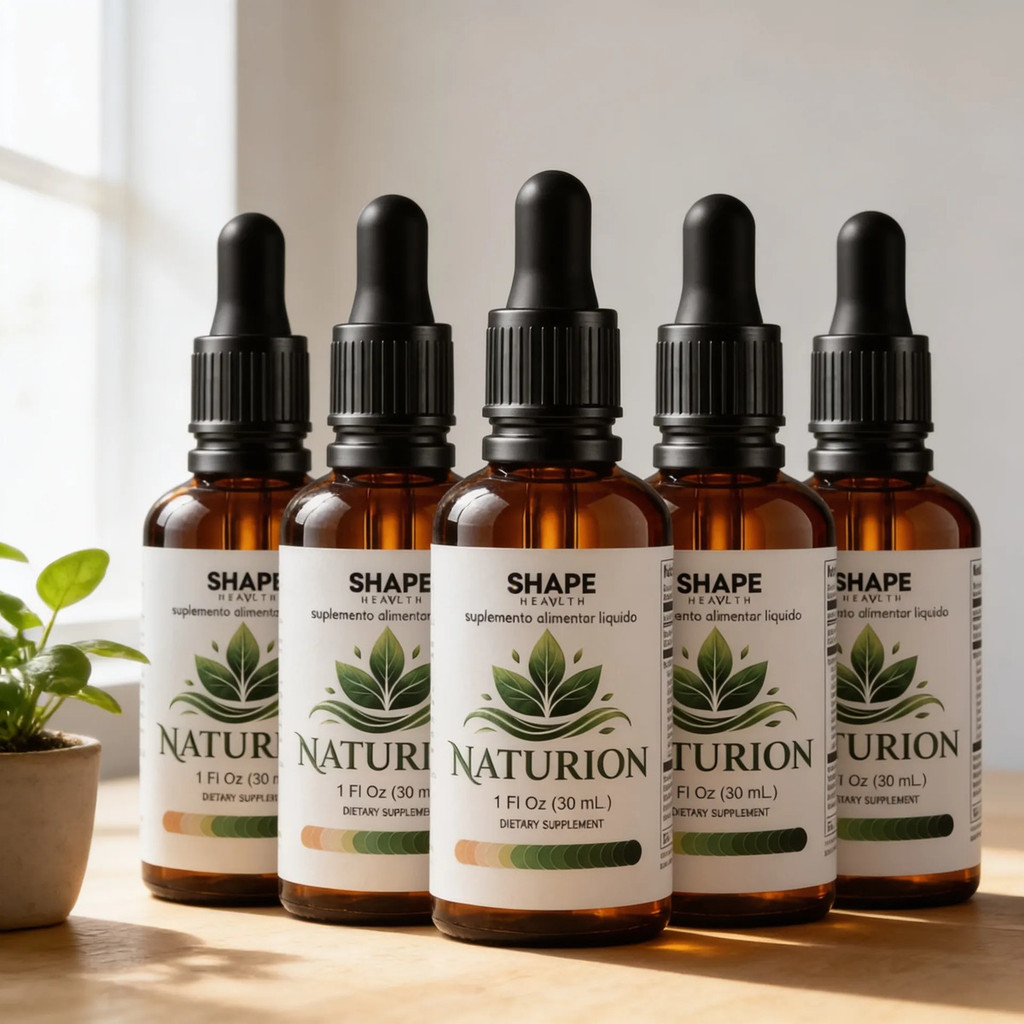Kit 5 Naturion 30ml Suplemento Líquido Saúde Masculina