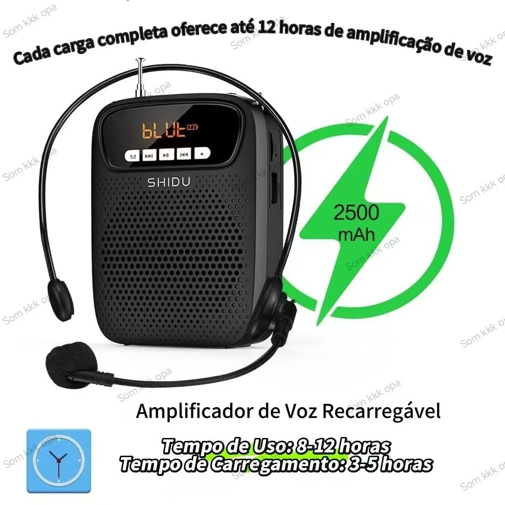 SD-278 Mini Amplificador Profissional Gravação de Rádio Integrado Professor Treinamento Stall Venda Equipamento Amplific