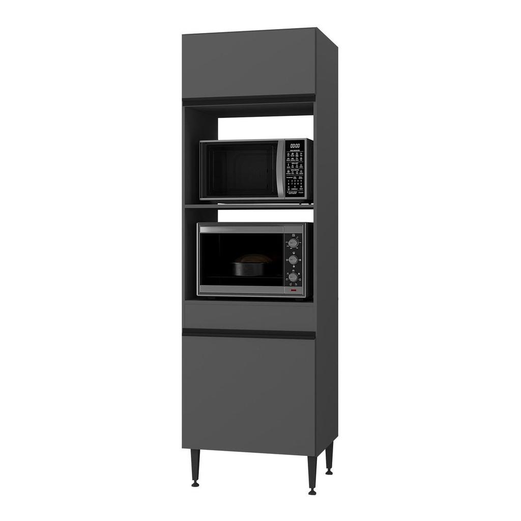 Paneleiro Armário Cozinha para Forno/Micro-ondas 2 Portas Milano Multimóveis MP2393