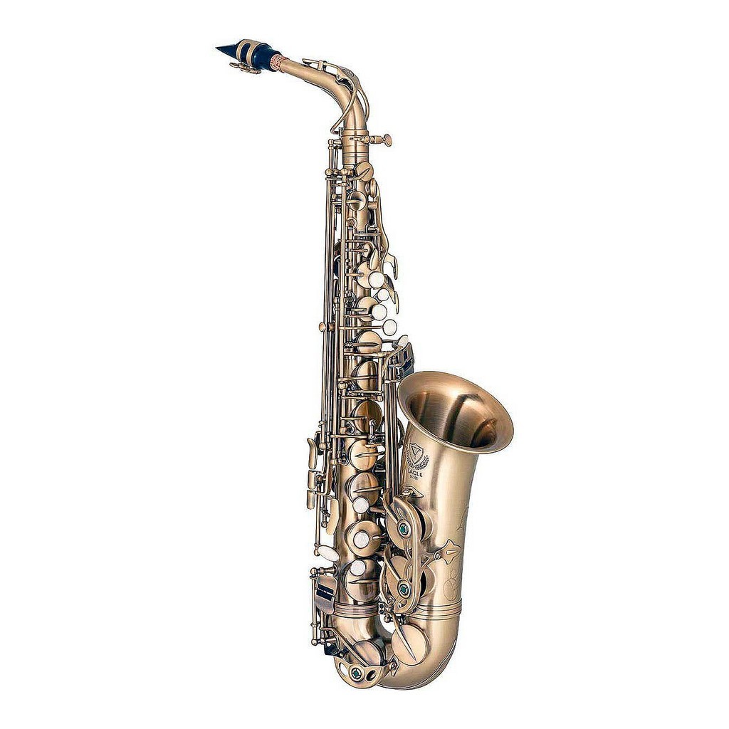 Saxofone Alto Eagle SA 500 VG Vintage Em Mib Com Case