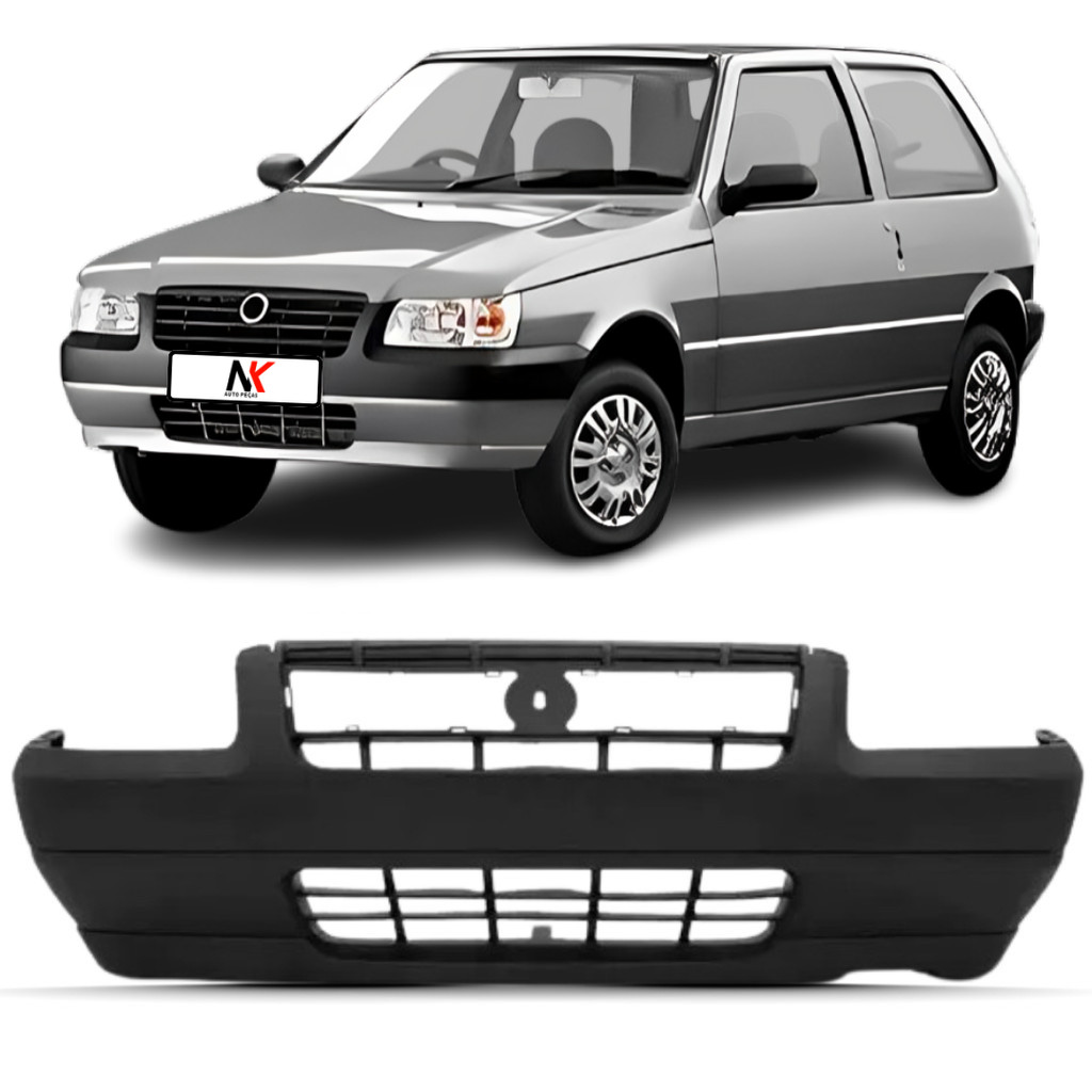 Parachoque Dianteiro Uno 2006 2007 2008 2009 2010 Texturizado em Oferta na Shopee