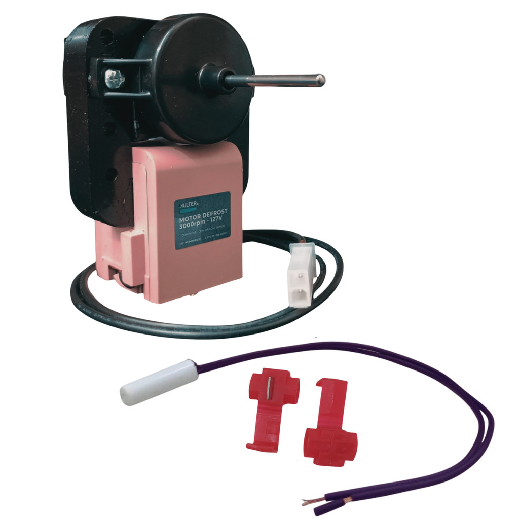MOTOR VENTILADOR SENSOR 2,7K COMPATÍVEL COM GELADEIRA BRASTEMP CONSUL BRM47G 127V