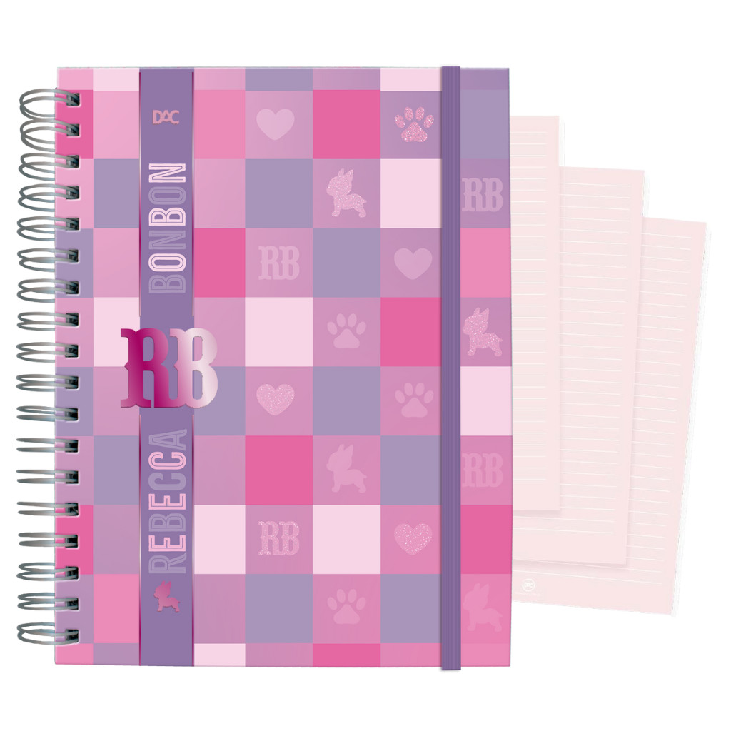 Caderno Smart Universitário 10 Divisórias Rebecca Bonbon 80 fls - DAC