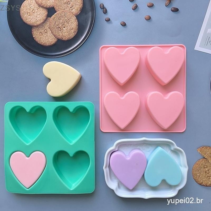 [ZSYS] Molde De Silicone Em Forma De Coração Para Bolo , Chocolate , Decoração , Ferramentas De Cozimento , Faça Você Me
