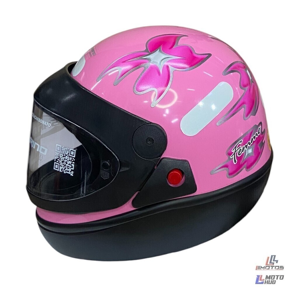 Capacete San Marino Femme Rosa Taurus Tamanho 58
