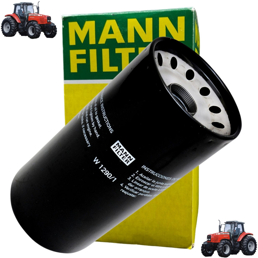 Filtro De Óleo Direção Hidráulica 2470 1978 A 1982 / Mf 6350 4X4 2004 A 2011 / Mf 6360 4X4 2002 A 2024