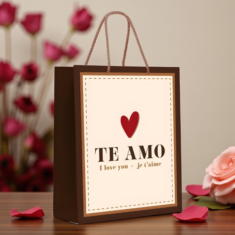 Sacola de Papel Premium - L'Amour - 1 unidade - Cromus em Oferta na Shopee