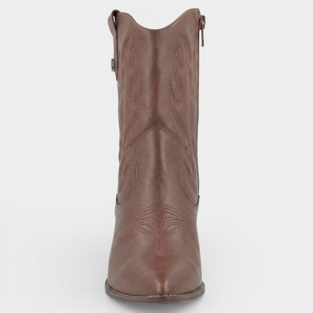 Bota Via Marte Western Cano Médio Feminina