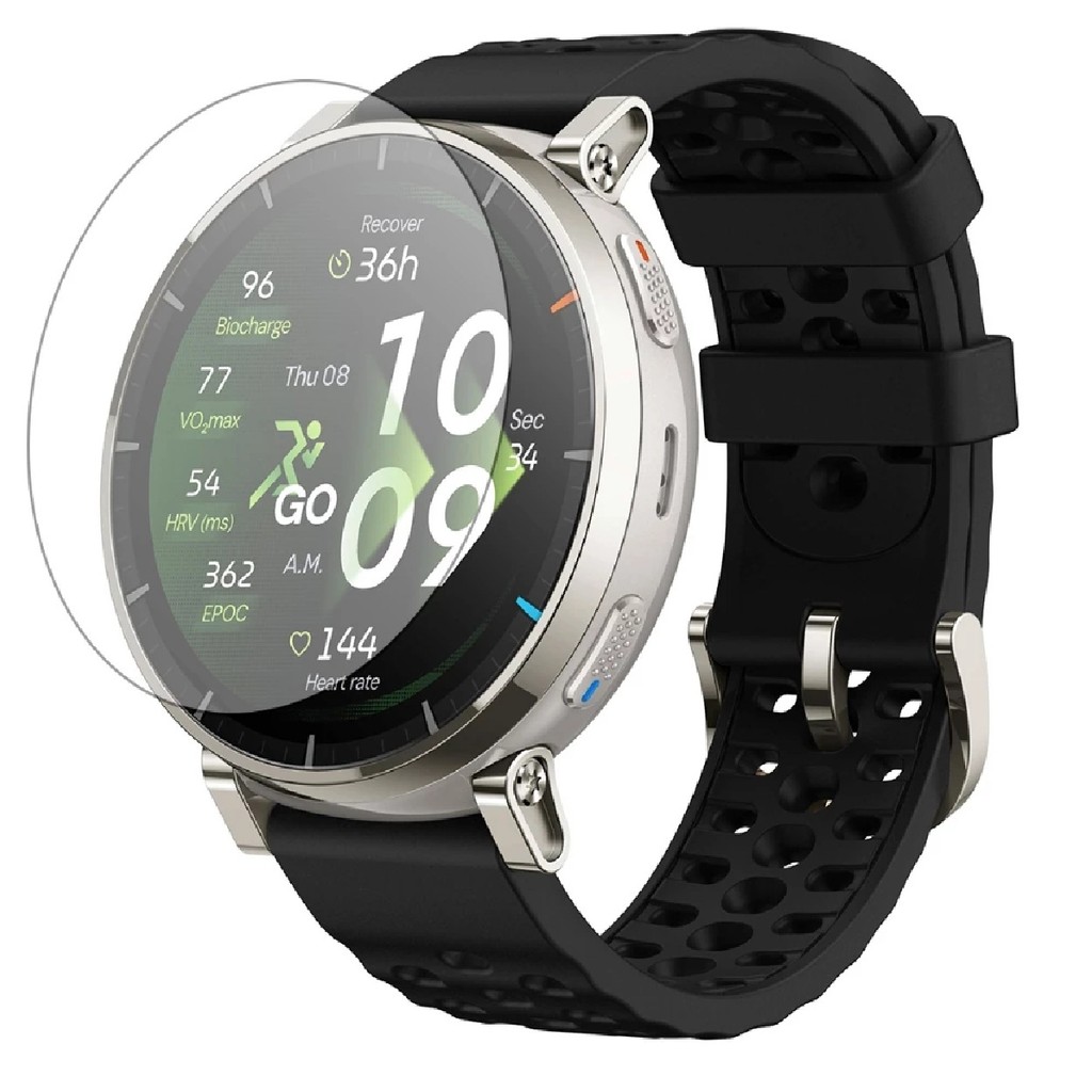 Película de Vidro Temperado para Amazfit Active 3 Premium | Proteção Tela Smartwatch