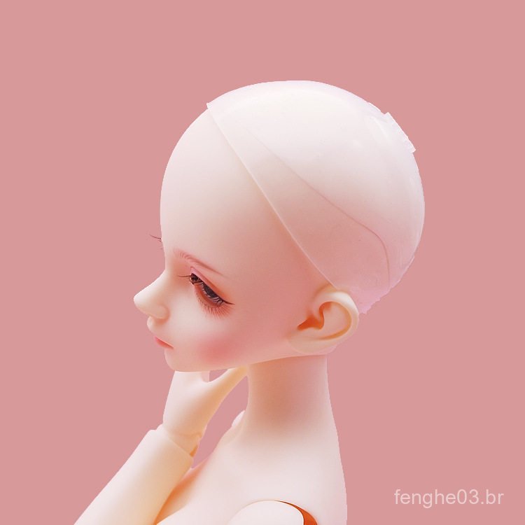 Em estoque: Capa de silicone para cabeça de boneca Kebabei BJD, escala 1/3, escala 1/4, escala 1/6, acessórios de brinqu