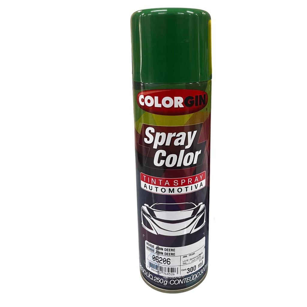 Spray Verde John Deere ( JD ) Automotivo 300ml - Lazzuril