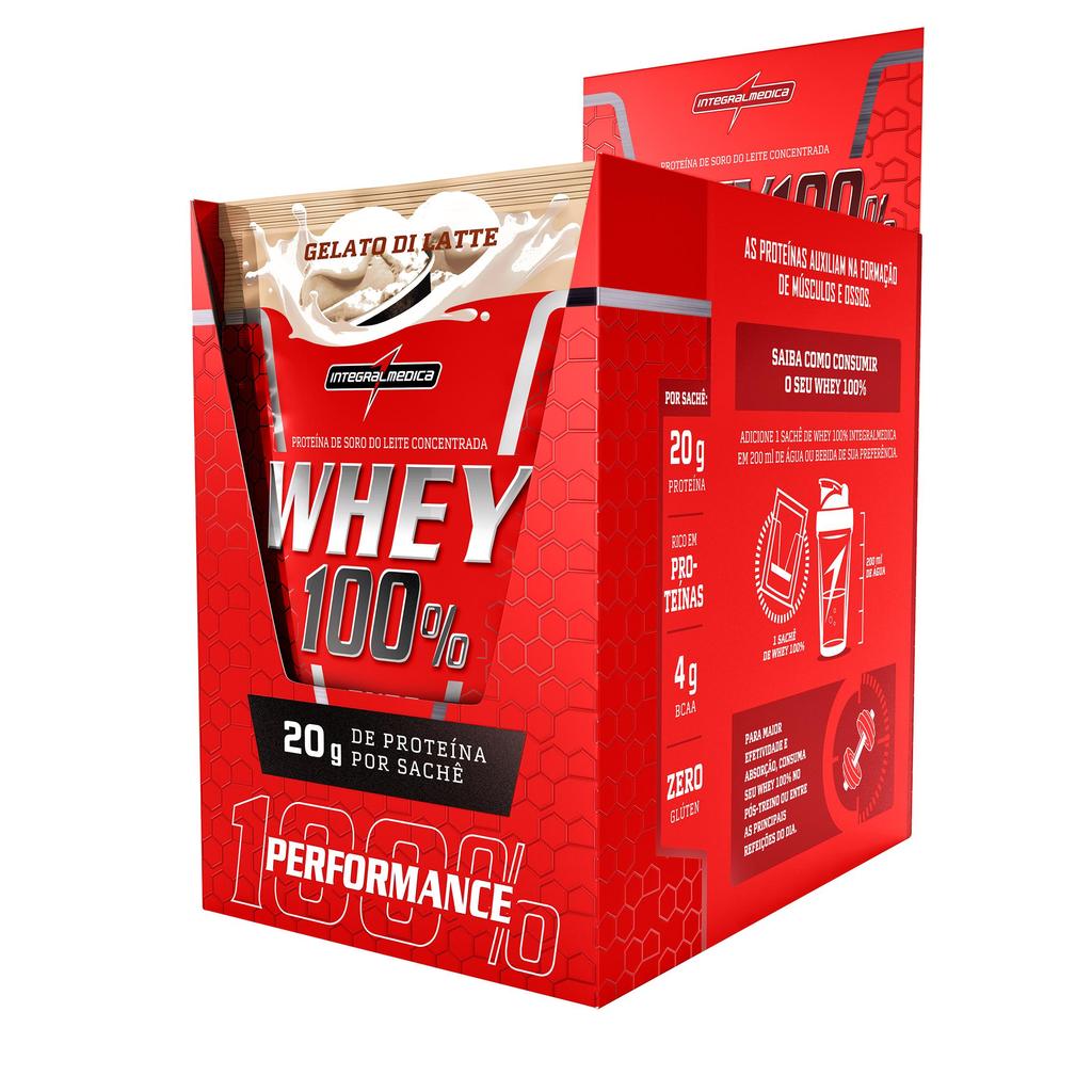 Whey 100% Integralmedica 10 Unidades 30g Display