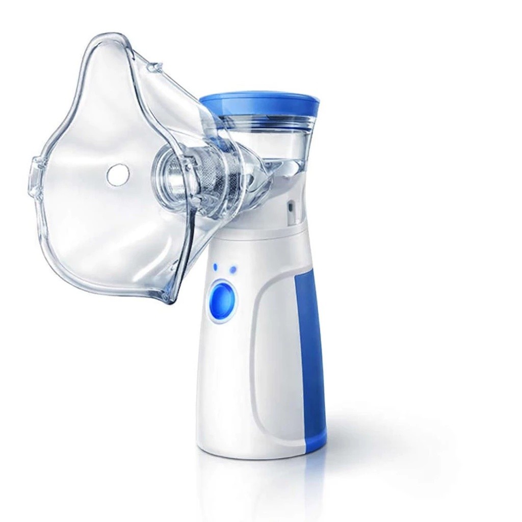 Inalador Portátil Mesh Nebulizador Asma Rinite Sinusite Silencioso Aparelho Inalação Infantil