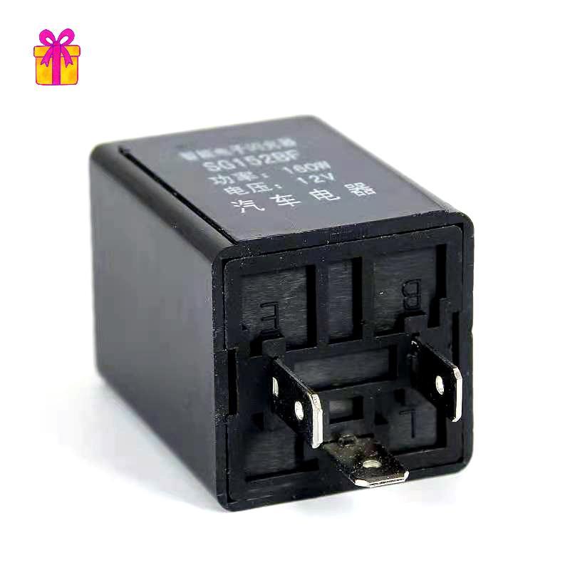 [INTH] Indicador De 3 Pinos Para Carro E Motocicleta 12V LED Relé Fix Blinker Flasher [Melhor]