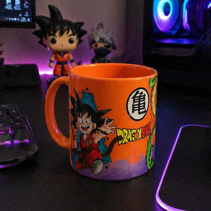 Caneca Dragon Ball Cerâmica Anime Desenho Mangá