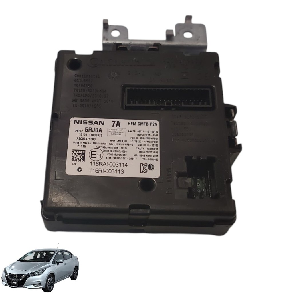 Modulo Central Conforto Nissan Versa 1.6 CVT 2021 2022 16v
