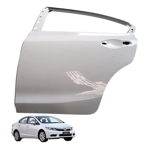 Porta Friso Traseira Esquerda Civic Lxs 2013 2014 Traseira Esquerdo