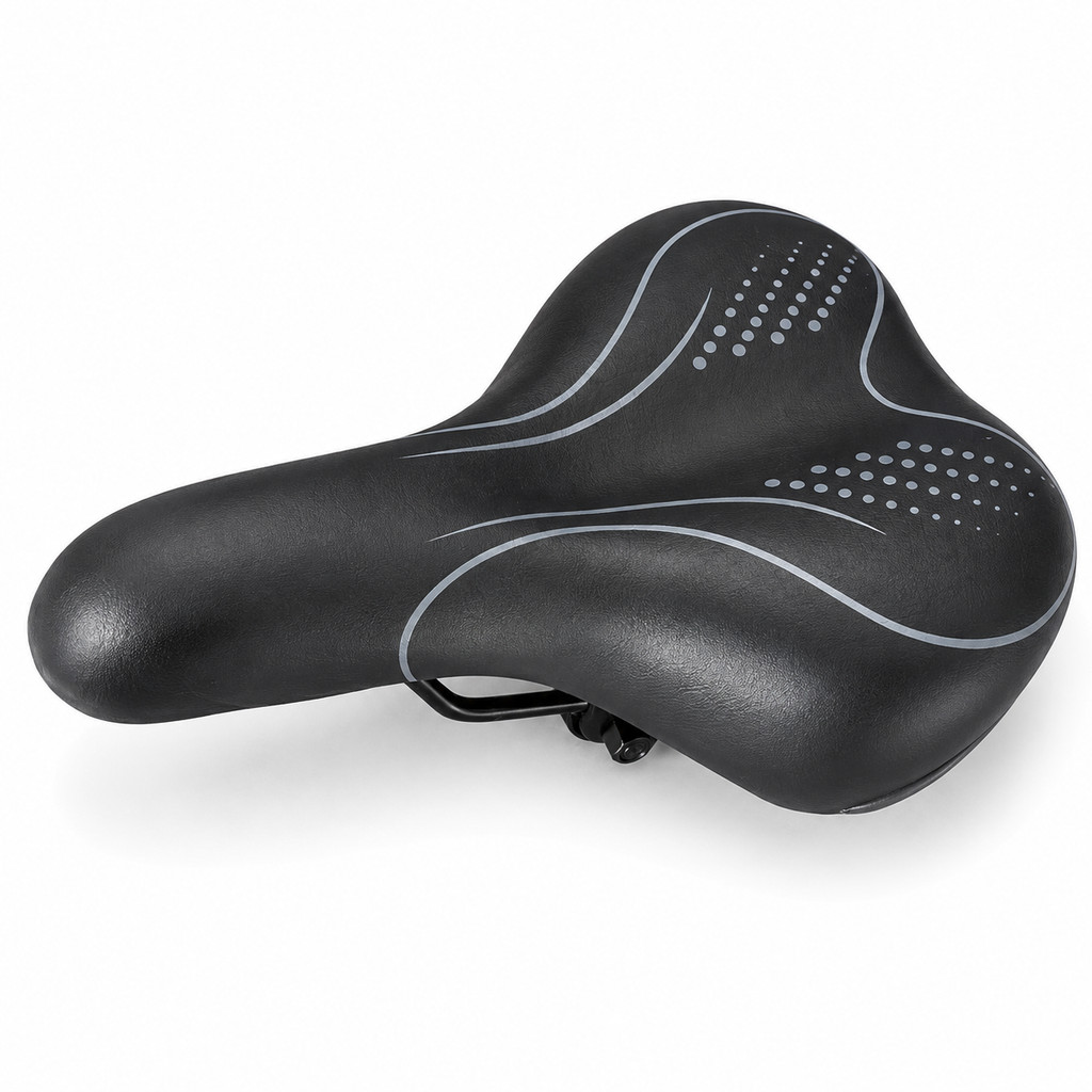 Selim Banco Bike Mtb Confortavel Bicicleta Top Preto