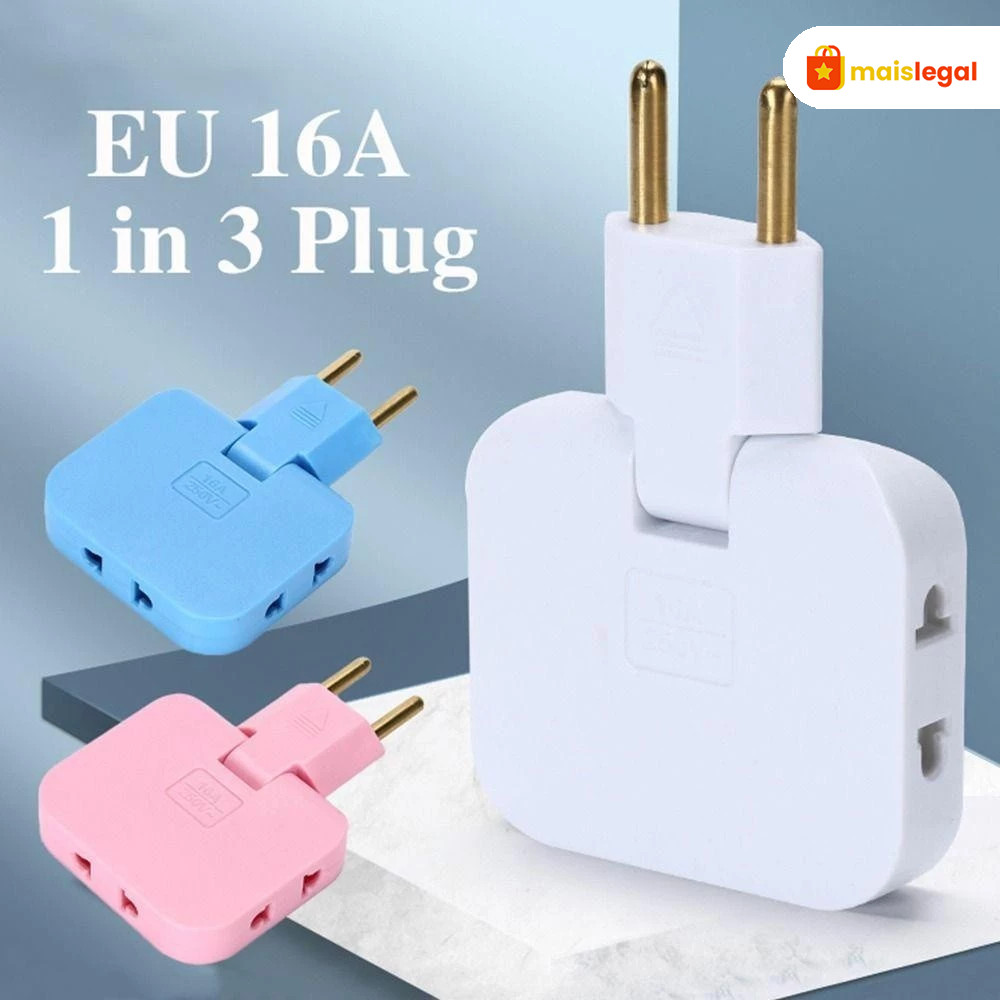 Adaptador de Tomada Pino Universal Compatível com Varios Eletrodomésticos