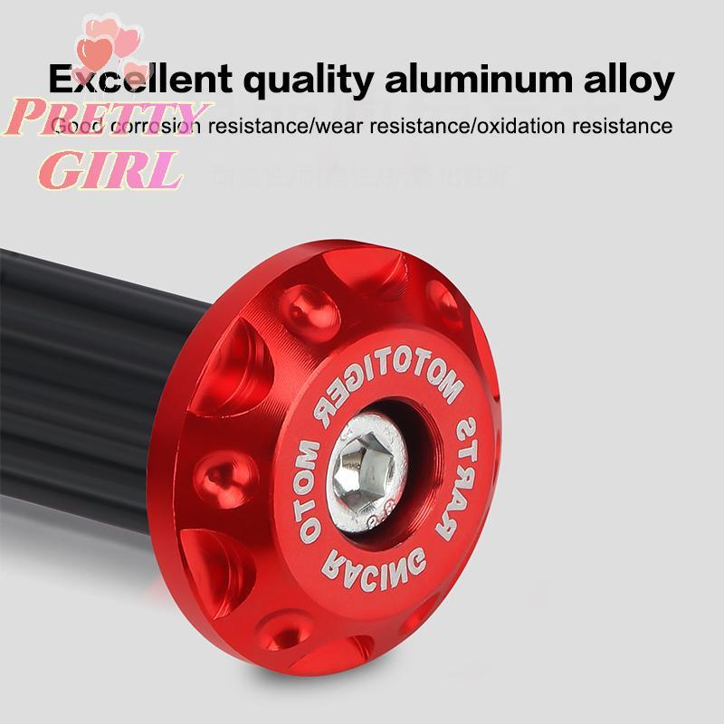 [Pretty ggirl] 2 Peças De Extremidades De Guidão De Motocicleta , Tampas De Plugue , Motor Deslizante De Bicicleta Para 