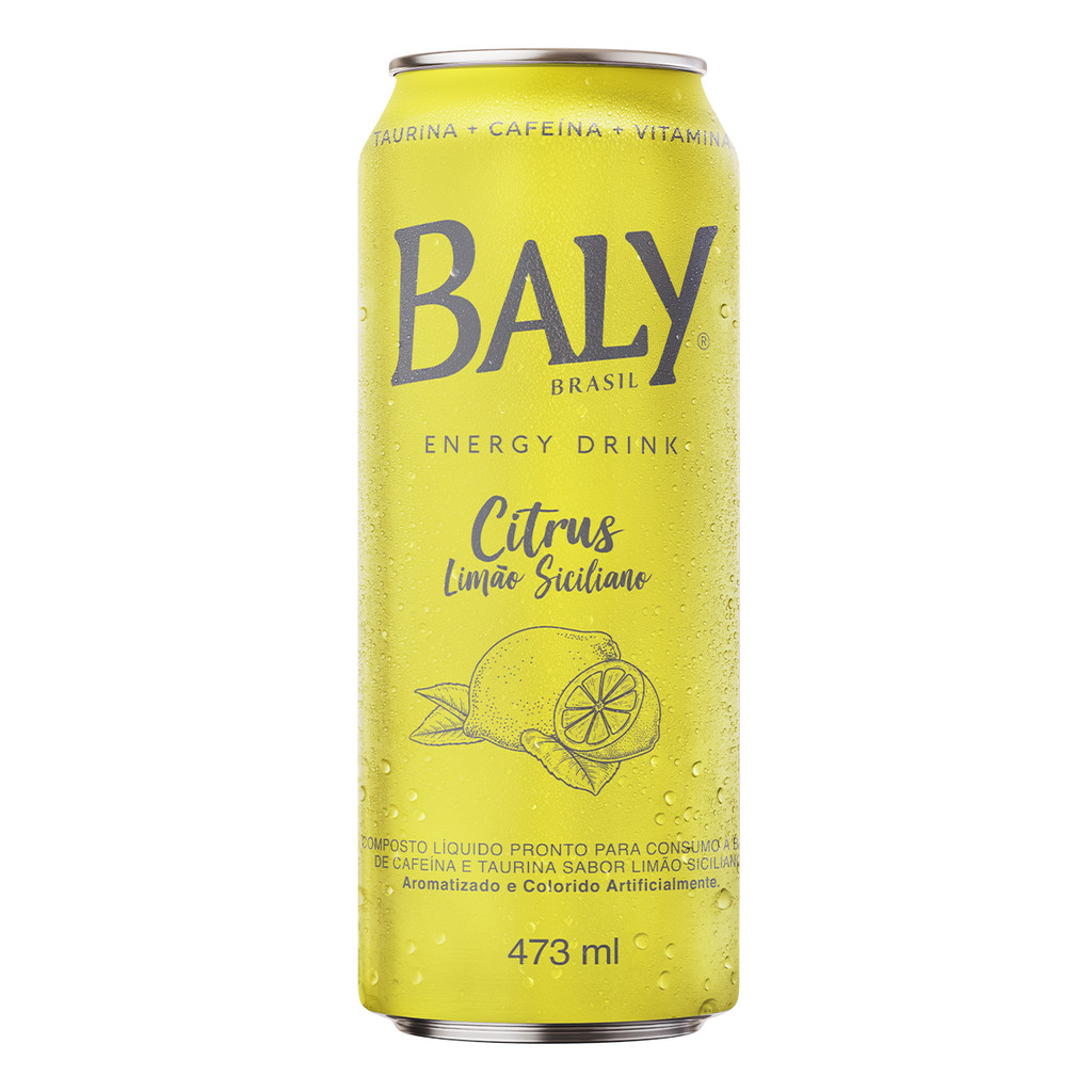 Imagem Energético Baly Energy Drink Citrus 473ml