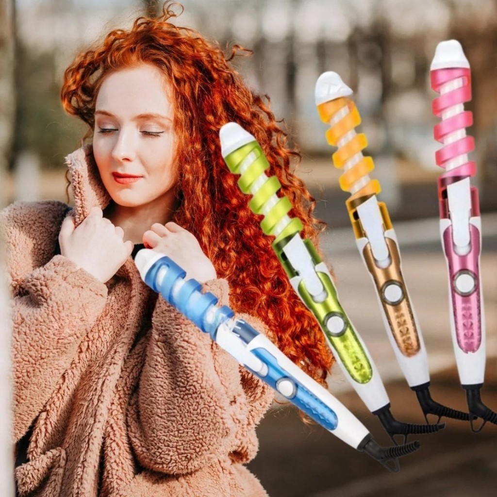 Modelador de Cachos Espiral Babyliss Kapbom KAP-051, Proteção para Dedos, Rápido e Profissional
