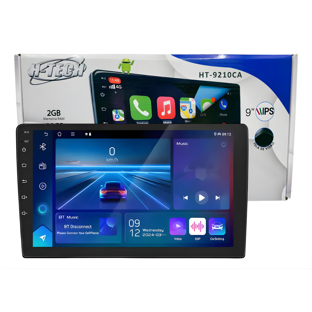 Multimidia 9 Polegadas 2gb 32gb Android Carplay Android Auto