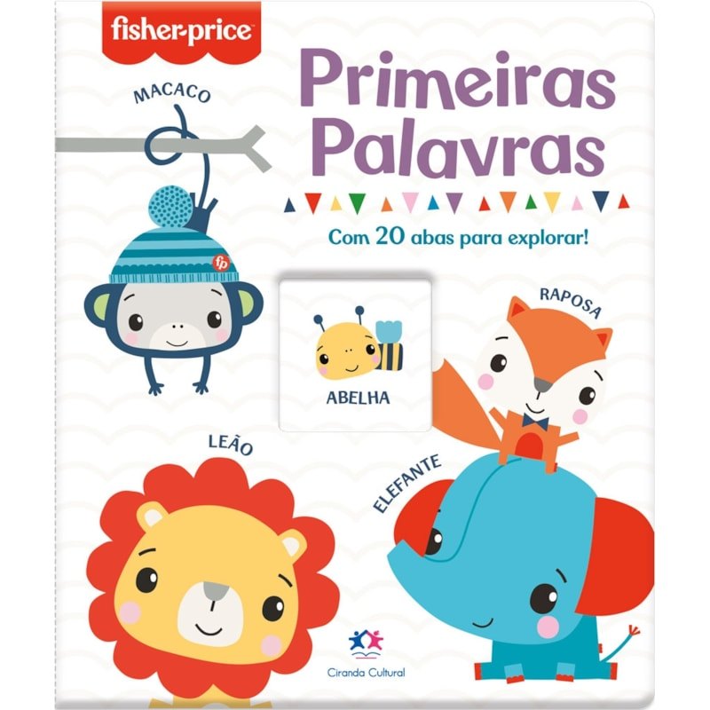 Fisher-Price | Primeiras Palavras |  Livro Almofadado em Oferta na Shopee