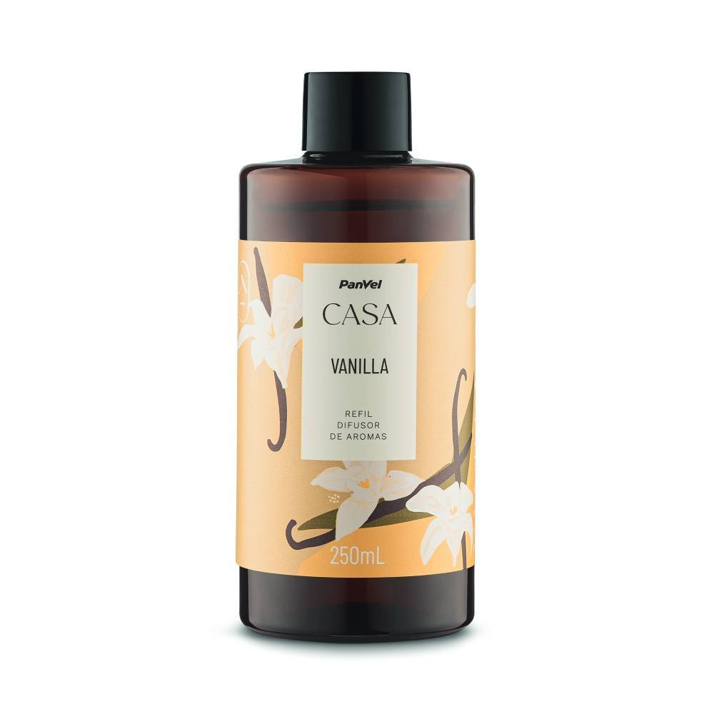 Difusor De Aromas Panvel Casa Vanilla 250ml - Refil em Oferta na Shopee