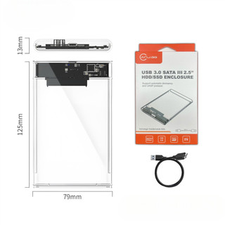 Case De Gaveta Usb 3.0 Hd 2.5 Sata Externo - Alta Qualidade
