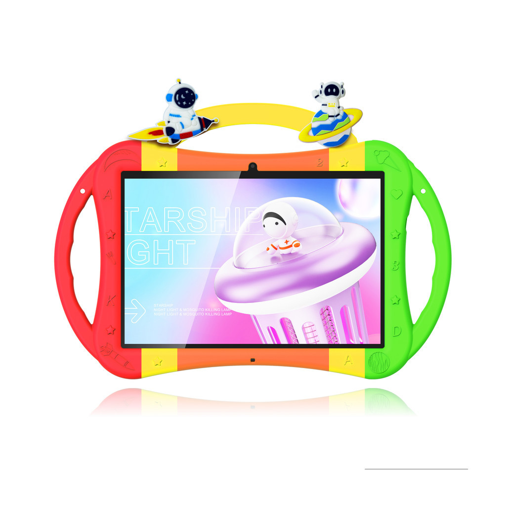 Tianci Tablet Infantil KT10 10” com Capa Pop-It Antichoque, Alça de Mão, Tela 24 cm, Android, Wi-Fi, Várias Cores