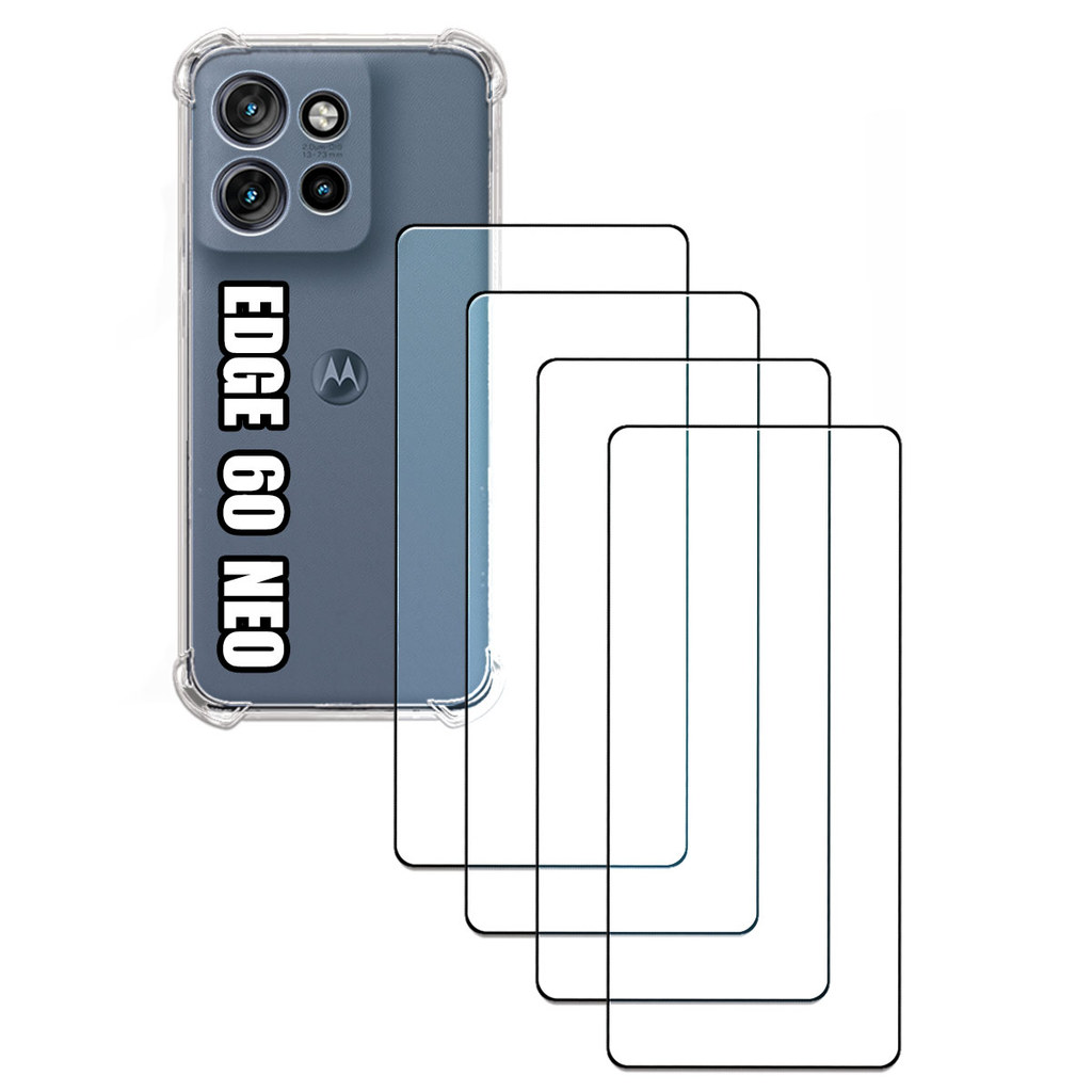 KIT Para Motorola Edge 60 Neo - Película de Vidro 3D + Capa
