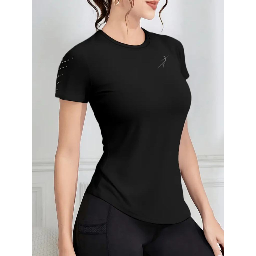 Camiseta Dry Fit Feminina Academia Caminhada Corrida Treino Proteção UV Envio Imediato