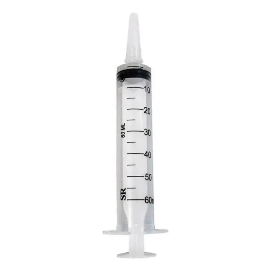 Seringa 60ml Bico Cateter 25 Unidades 60 Ml