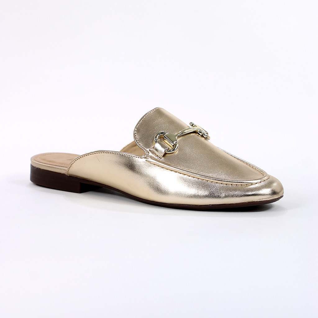 Rasteita Anacapri Mule Bridão Essencial Dourado - Feminino
