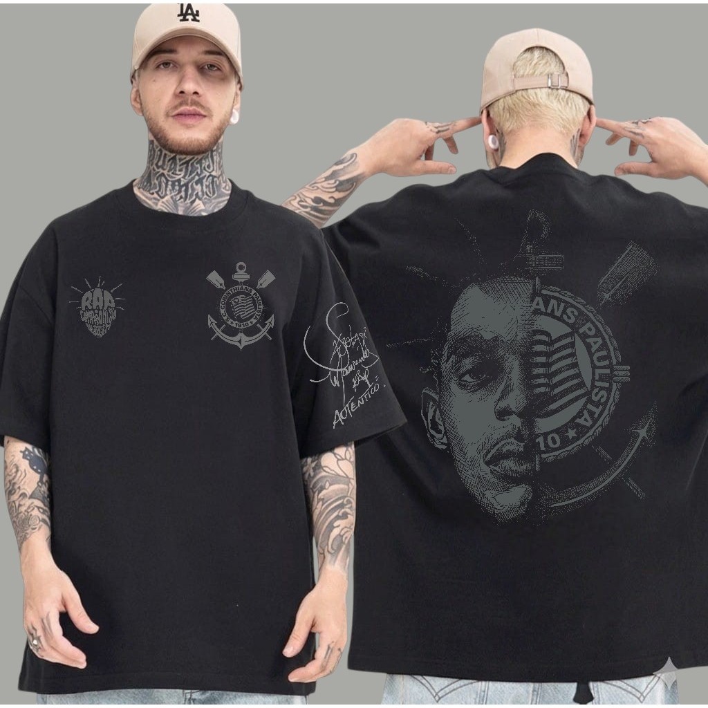 Camiseta Sabotagem Timão Corinthians Futebol Rapper Sabotage Algodão Premium Envio Imediato