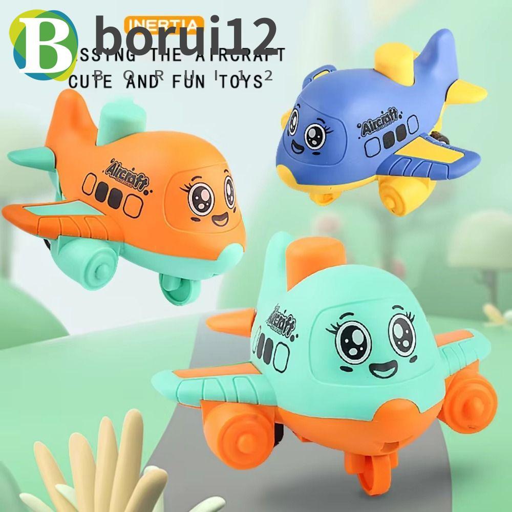 Brinquedo De Carro BORUIB Press and Go , Modelo De Inércia De Aeronave Educacional , Retrátil De Nave Espacial