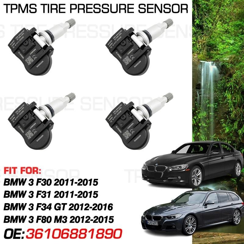 36106881890 Para BMW 3 F30 F31 2011-2015 F34 GT 2012-2016 F80 M3 2012 433MHz Sensor De Monitoramento De Pressão Dos Pneu