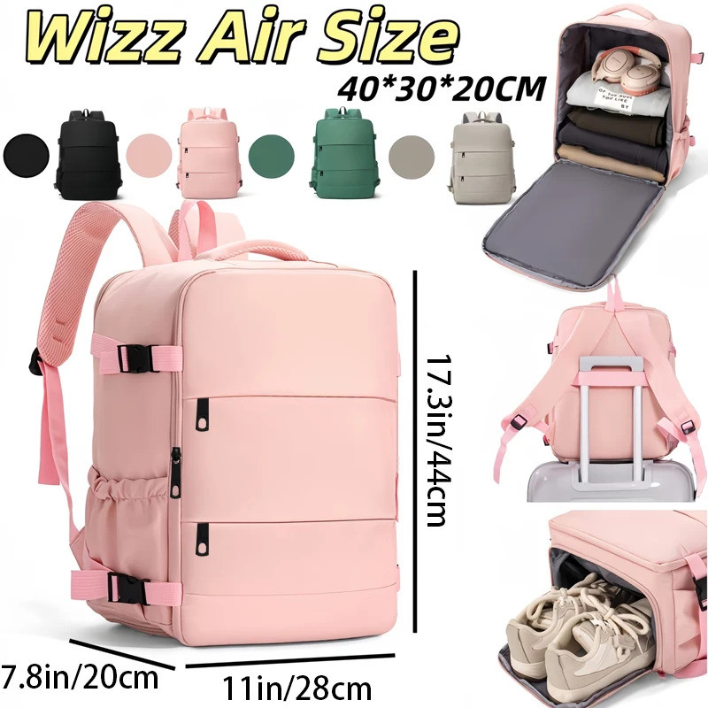 Graciosa E Elegante Mochila Multicolorida Alça Ajustável Leve Para Deslocamento Diário Bolsa Funcional Casual