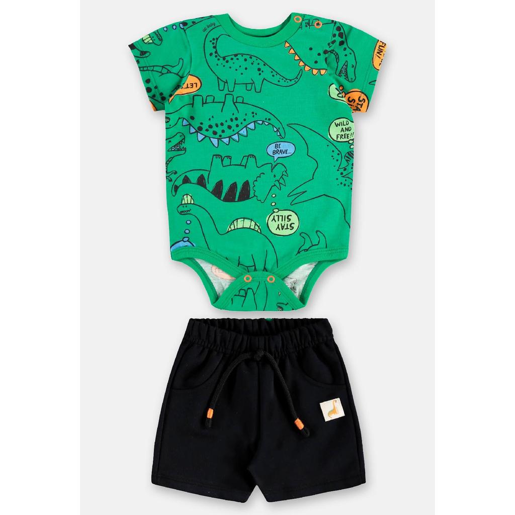 Conjunto Bebê Menino Body e Bermuda Up Baby