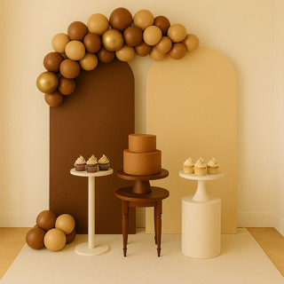 Painel Romanos Decoração de Festa Simples e Barato 2m x 1m em Oferta na Shopee