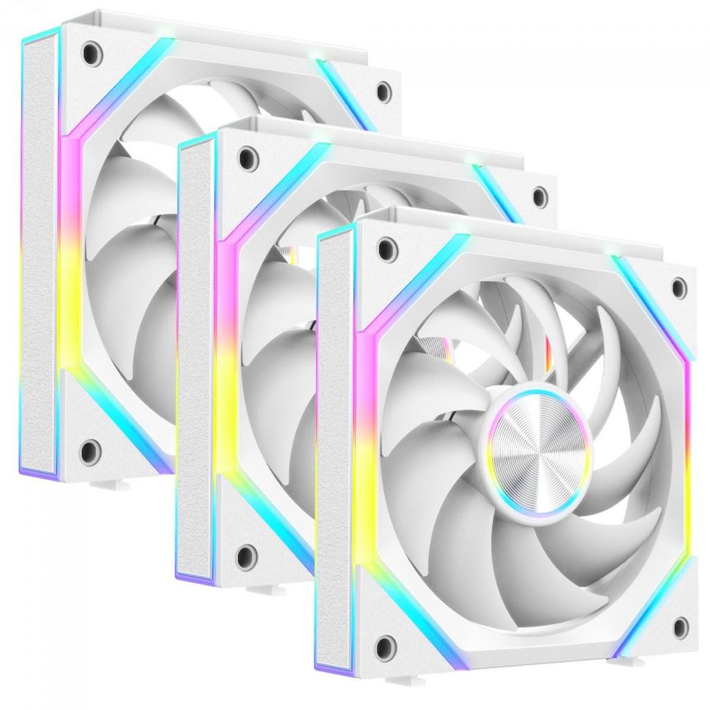 Kit Fan Com 3 Unidades SuperFrame Pulse, ARGB, 120mm, PWM, Branco, SF-FN-PSK12AW em Oferta na Shopee