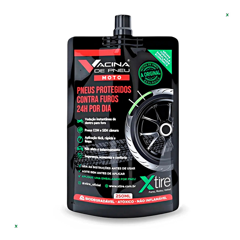 VACINA PARA PNEU MOTO XTIRE