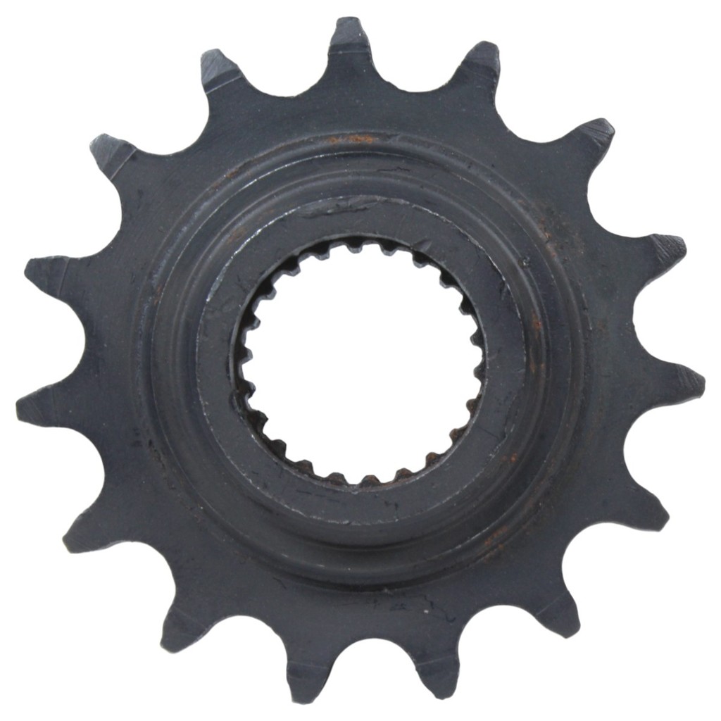 Pinhão de transmissão relação 15 dentes 428 YS250 FZ250 Fazer 2006 em diante XTZ250 Lander 2007 a 2008
