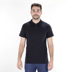 Camiseta Polo Colcci Comfort Manga Curta Preto - Masculino